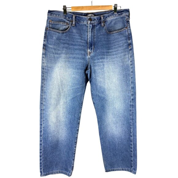 VTG Coastal Fisherman Preppy Lands' End Square Rigger Relax Fit Jeans, Men's 36 - Picture 2 of 9